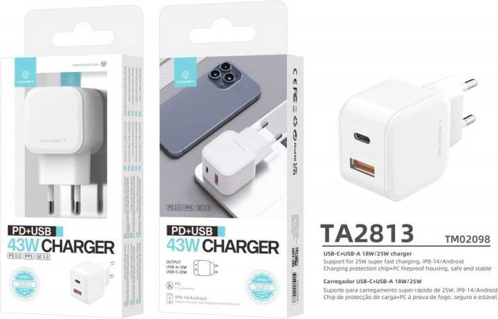 Produktbild Techancy Schnellladegerät 25W (43 W)