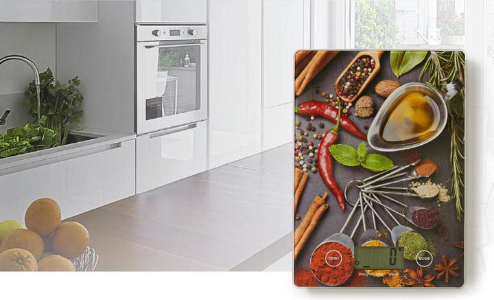 Actual product image Nedis Digital kitchen scales, LCD display, glass I
