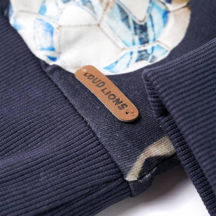 Immagine prodotto VidaXL Felpa da bambino blu navy 92,Materiale: 95 % cotone. 5 (92)