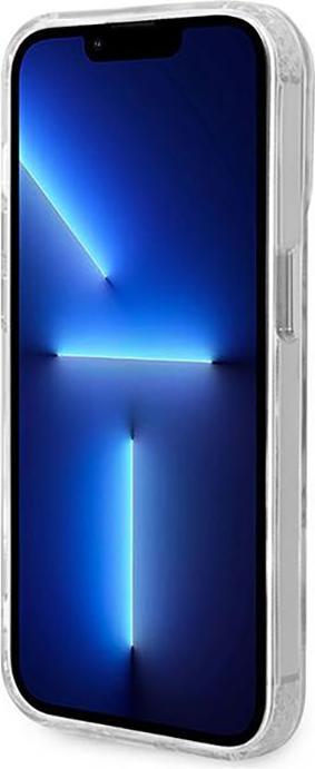 Immagine prodotto Guess GUHMP14LHTRMS Custodia rigida per iPhone 14 Pro 6.1" srebrny/argento Profilo in metallo Magsafe (Apple iPhone 14 Pro)