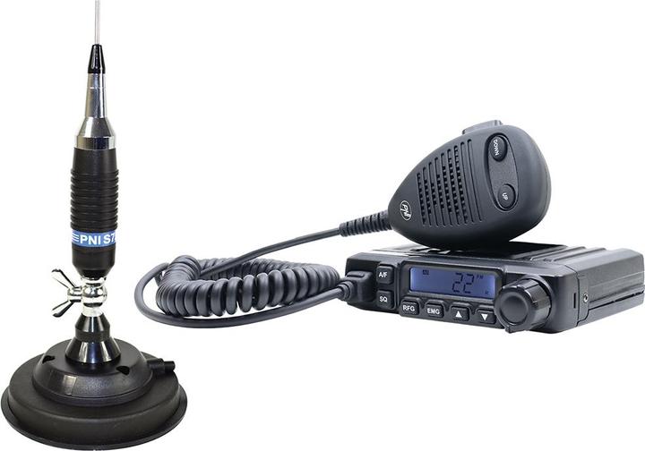 Immagine prodotto PNI Pacchetto radio CB Escort HP 6500 ASQ + antenna CB S75 (10 km)