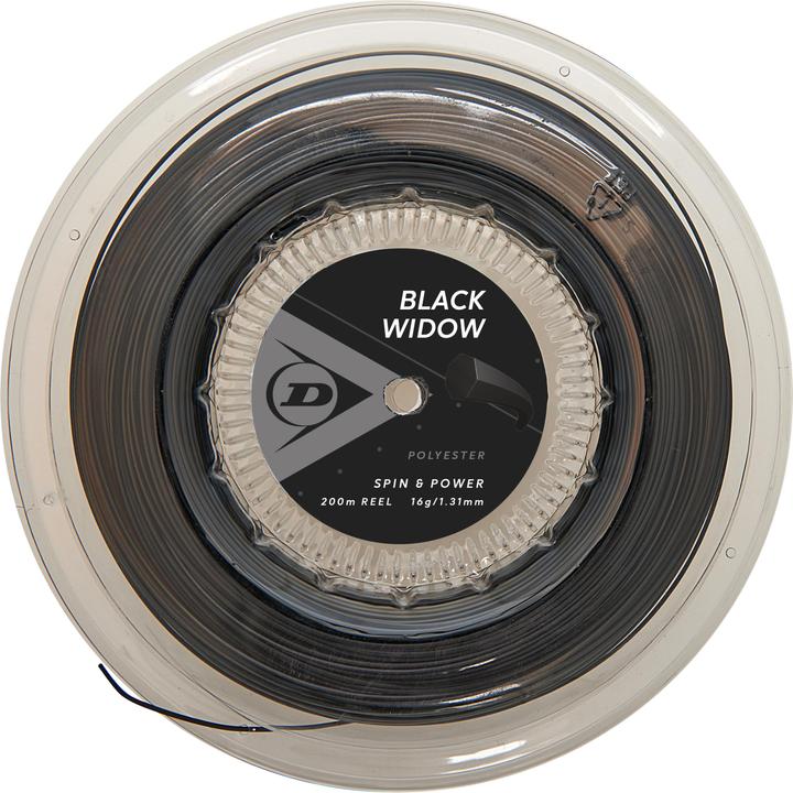 Dunlop Strings for tennis Black Widow 1.31mm 200m