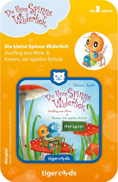 Tigermedia tigercard - Die kleine Spinne Widerlich - Zwei Geschichten (Ausflug ans Meer & Komm, wir spielen Sch