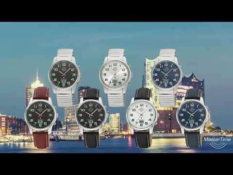Produktbild Master Time MTGA-10815-31L Funkuhr Herrenuhr 41mm 3ATM (Funkuhr, 41 mm)