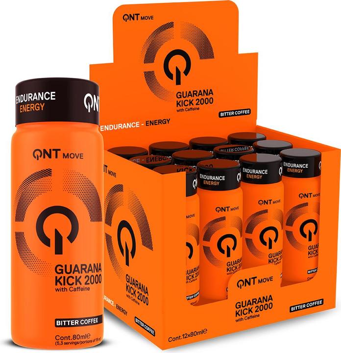 Image du produit QNT Guarana Kick 2000 (Guarana+Caffeine) Shot (Café aigre, 12 x)