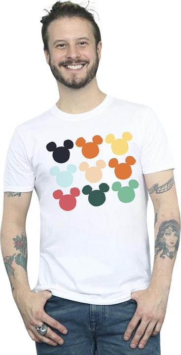 Produktbild Disney Mickey Mouse Heads Square TShirt (4XL)