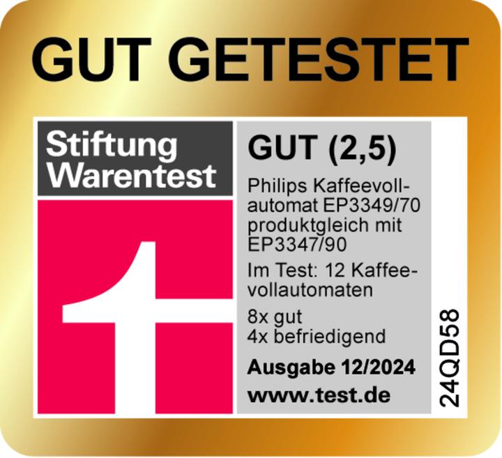 Produktbild Philips LatteGo 3300 series EP3349/70 - Volautomatische espressomachine
