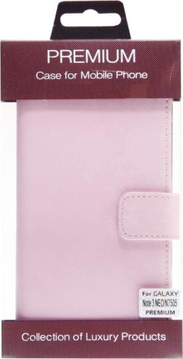 Immagine prodotto OEM Custodia a libro in pelle sottile per Galaxy Note 3 Neo rosa 4250710552818 (Samsung Galaxy Note 3 Neo)