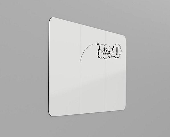 Produktbild Chameleon Design-XXL-Whiteboard VisuWall