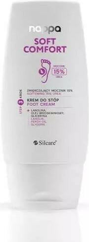 Image du produit Silcare Nappa Cream Crème hydratante et exfoliante à base d'urée 15 (Bain de pieds, 250 ml)