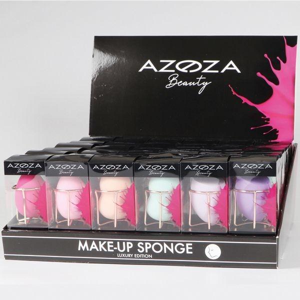 Actual product image Azoza Cosmetic make-up sponge with holder