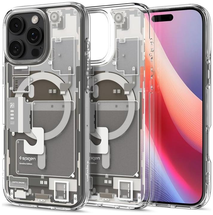 Productafbeelding Spigen Ultra Hybrid Mag Magsafe hoesje voor iPhone 16 Pro Max 6,9" zero one natuurlijk titanium (Apple iPhone 16 Pro Max)