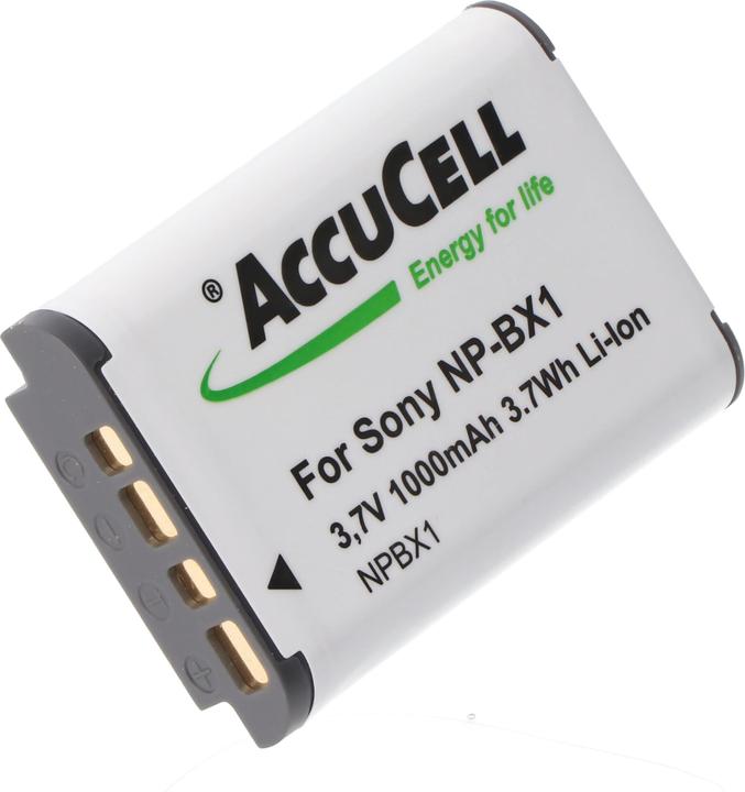Image du produit AccuCell Akku passend für Sony NP-BX1, Cyber-shot DSC-RX100, kein Original Akku