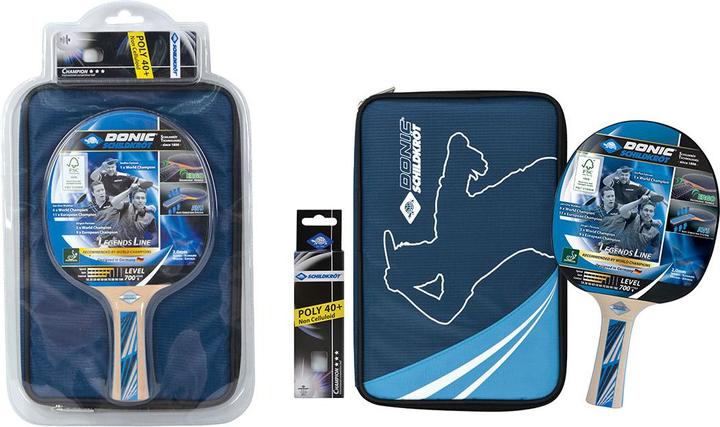 Actual product image Donic Schildkröt Table tennis gift set Legends 700 FSC