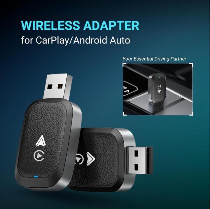 Image du produit PowerGuard 2-in-1 Wireless iOS Carplay & Android Auto Adapter