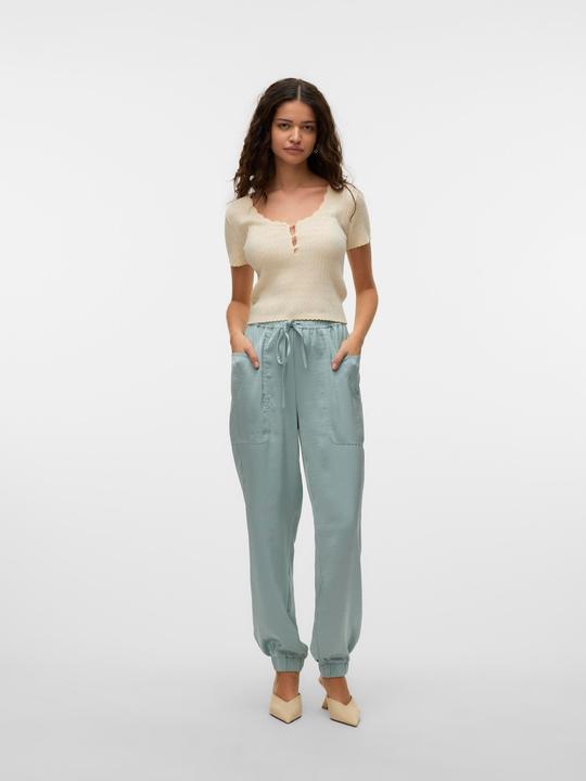 Actual product image Vero Moda VMMARYS Hohe Taille Hose Hose mit weitem Beinschnitt (S)