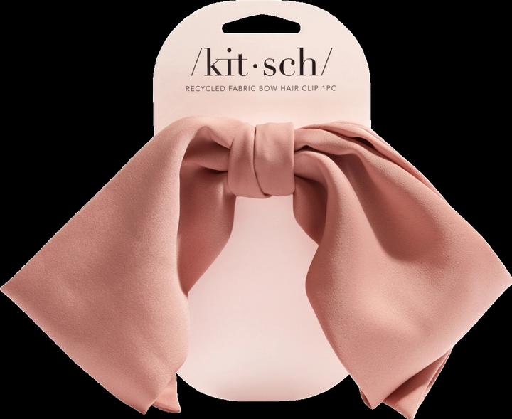 Kitsch Haarspange Schleife Rosenholz
