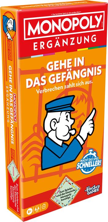 Actual product image Hasbro Gaming Monopoly Go To Jail (German)