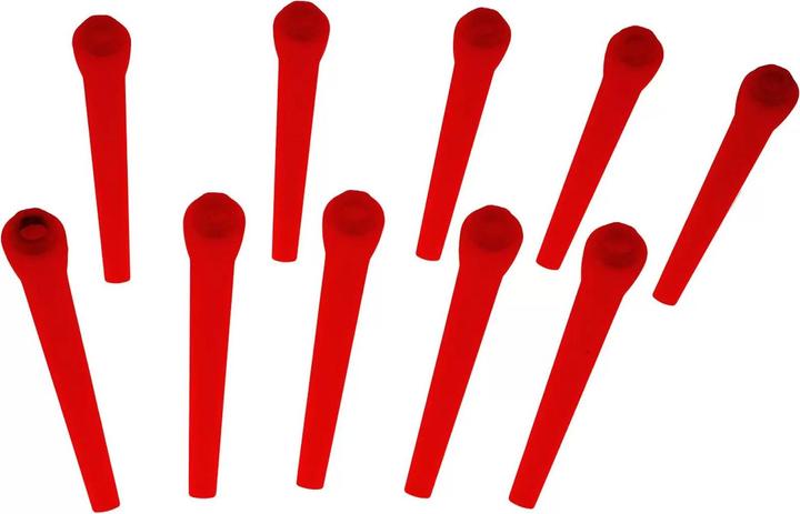 Produktbild AccuCell 10x Ersatz-Messer für Rasentrimmer Gardena EasyCut Li-18/23 (9823-20)/Comfor-Cut Li-18/23 R (9825-20 (Mähroboter, Rasenmäher Messer + Ersatzmesser Gartenmaschinen)
