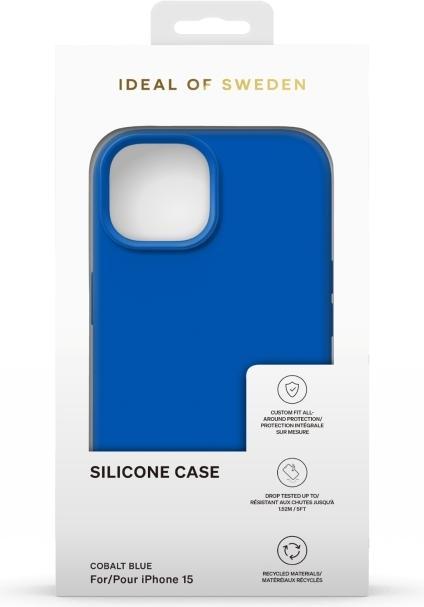 Image du produit iDeal Of Sweden Designer Silicone-Cover Bleu Cobalt (Apple iPhone 15)