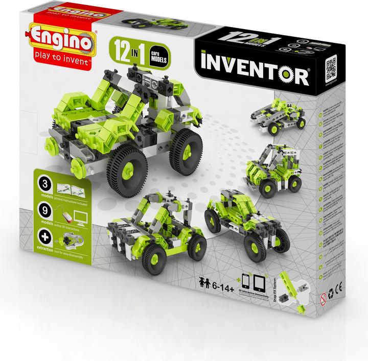 Image du produit Engino Inventeur 12 Modèles de voitures