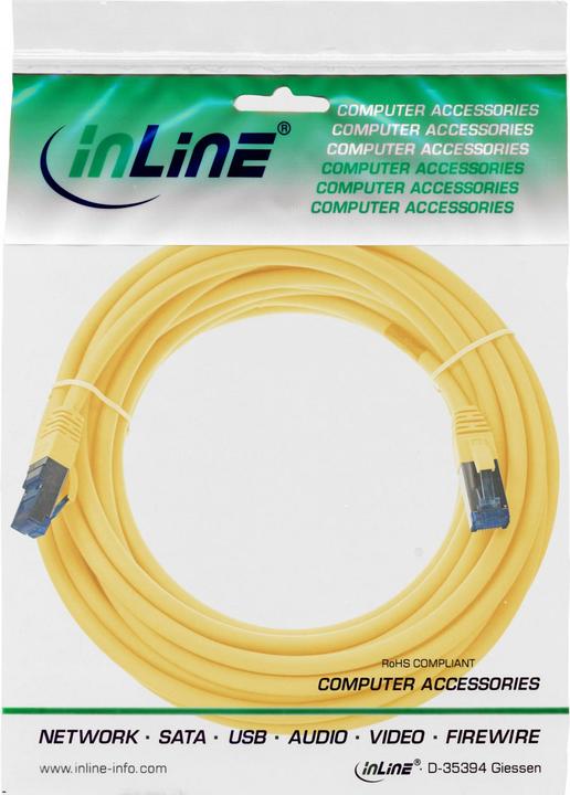 Produktbild InLine Patchkabel Cat.6A, S/FTP (PiMf), 500MHz (S/FTP, CAT6a, 10 m)