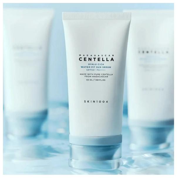 Actual product image Skin1004 Madagascar Centella Hyalu-Cica Water-Fit Sun Serum (SPF 50+, 50 ml, 50 g)