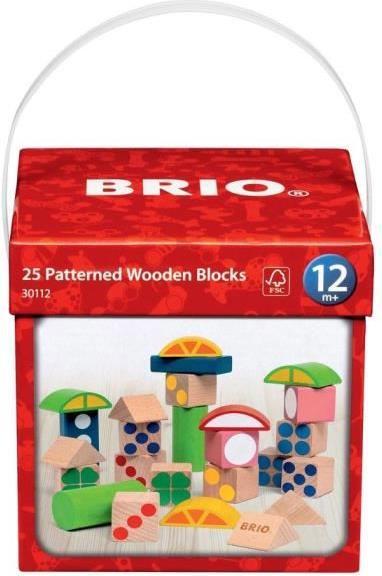 Produktbild Brio 25 Patterned Wooden Blocks