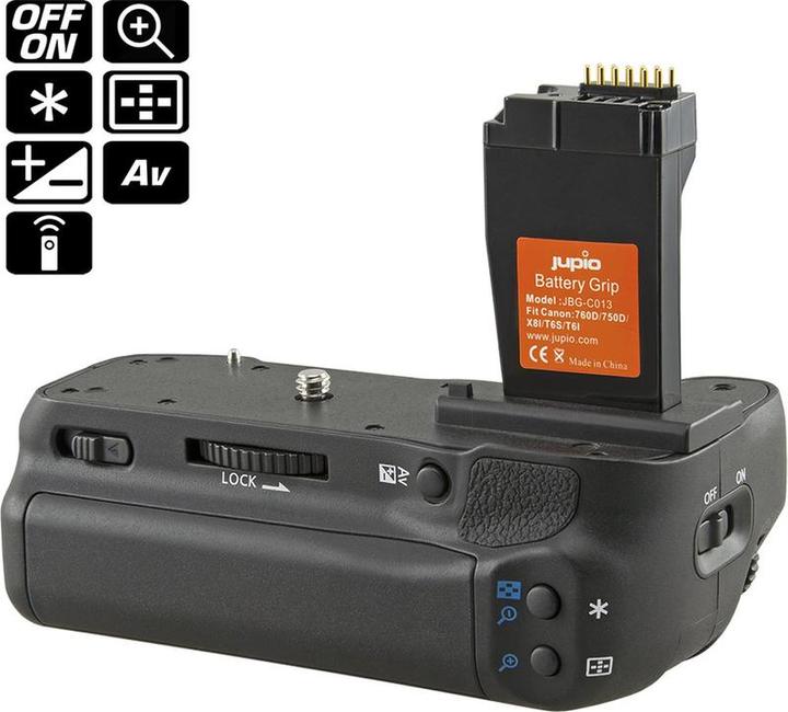 Produktbild Jupio BatteryGrip For Canon 750D/760D/IX8/T6S/T6i