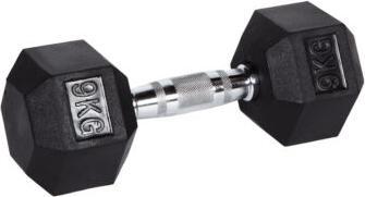 Actual product image Fitcom Hex Dumbbell 9 kg (1 x 9 kg)