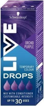 Produktbild Schwarzkopf Live Drops Waschbares Haarfärbemittel Orchidee Lila 30ml (Orchid Purple)