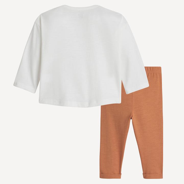 Actual product image La Redoute Collections 2-teiliges Set aus Shirt und Leggings (74)