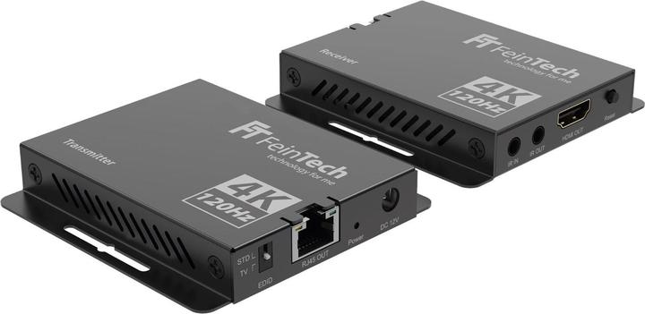 FeinTech HX240 HDMI 2.1 Extender 4K 120Hz via LAN-Kabel 30 m (Extender, CAT extender)