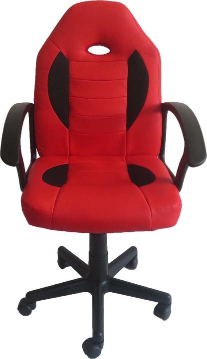 Image du produit HTI-Living Chaise de bureau réglable en hauteur Daytona Junior rouge