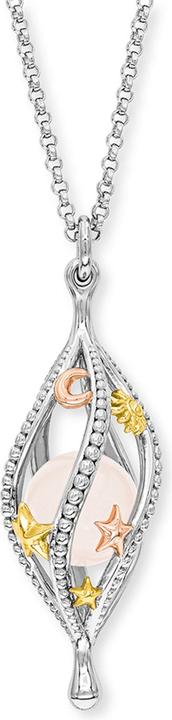 Produktbild Engelsrufer Lebensblume Halskette (925er Silber, Farbstein, 60 cm)