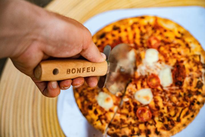 Image du produit Bonfeu Coupe-pizza - Roulette à pizza - Acier inoxydable