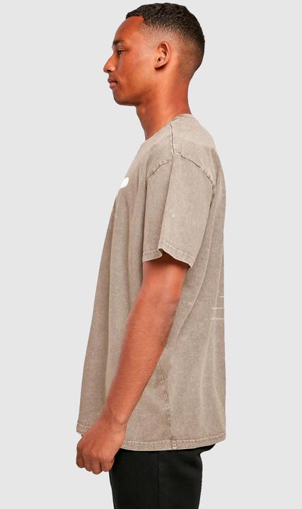 Actual product image Merchcode Love In The Air Acid Washed Heavy Oversize Tee - 136177 (XL)