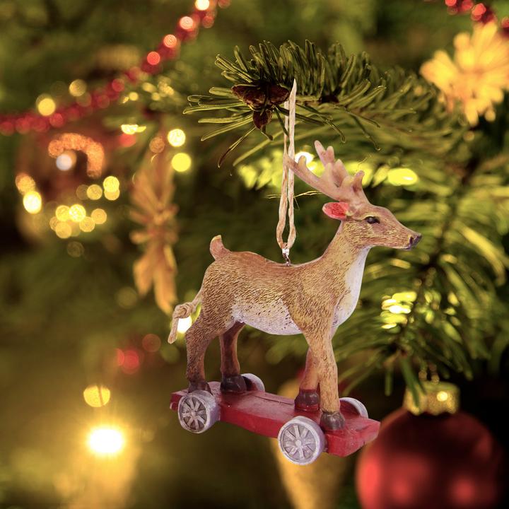 Produktbild Casativo 2er-Set Weihnachtsbaumanhänger Hirsch & Pferd (2 -teilig)