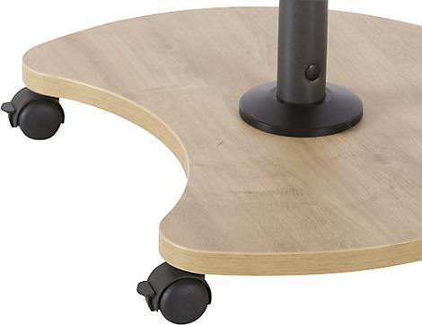 Actual product image Rocada Flipchart table, magnetic, 69x99 cm, wood look