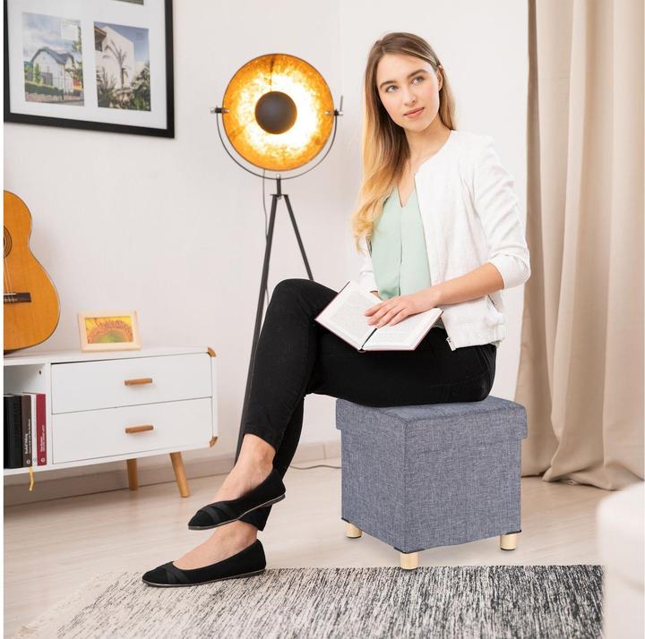 Actual product image Relaxdays Storage Box, Soft Padding