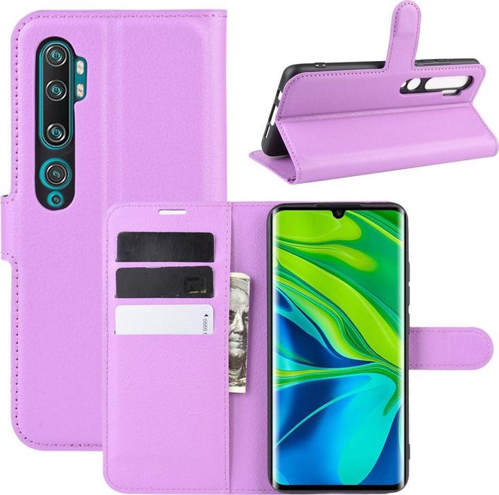 Produktbild Cover-Discount Xiaomi Mi Note 10 / 10 Pro - Leder Etui Hülle violett (Xiaomi Mi Note 10, Xiaomi Mi Note 10 Pro)