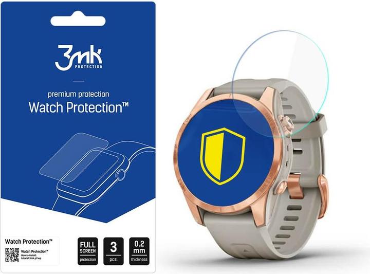 3MK FlexibleGlass Watch Garmin Fenix 7S Pro Solar Szkło Hybrydowe