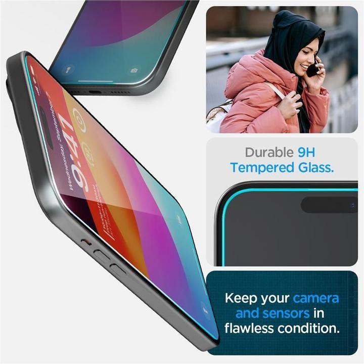 Image du produit Spigen Glas.TR EZ Fit (2 pièce(s), Apple iPhone 15)