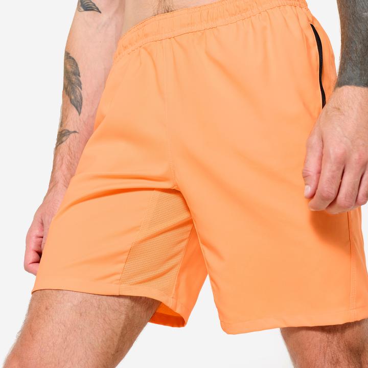 Actual product image Domyos Shorts Reissverschlusstaschen - orange (M)