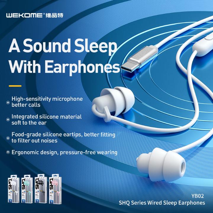 Image du produit Wekome YB02 SHQ Series - Casque USB-C avec câble (Noir) (Filaire)