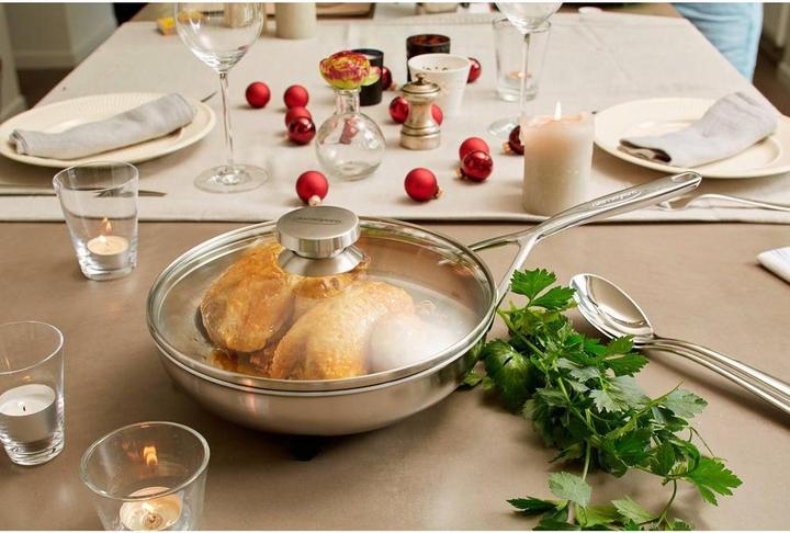 Produktbild Demeyere Glasdeckel mit Edelstahlring 26cm (26 cm, Metall, Glas)