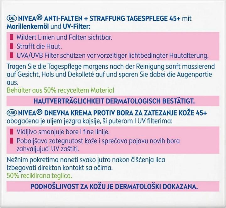 Actual product image NIVEA Anti-Falten (50 ml, Day cream, Up to SPF 10)