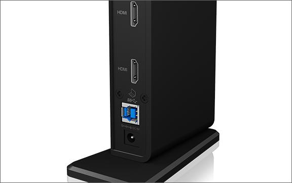 Actual product image Icy Box IB-DK2251AC Multi-Dock (USB-B, 4 Ports)