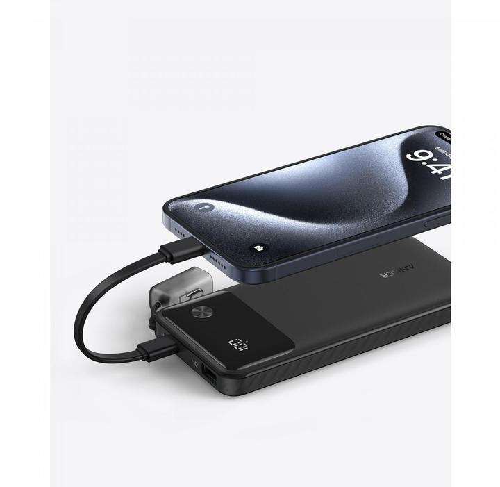 Immagine prodotto Anker PowerBank 10000mAh 22.5W nero (10000 mAh, 22.50 W, 22.50 Wh)