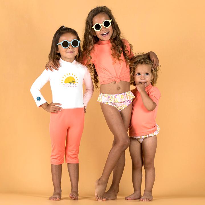 Produktbild Nabaiji UV-Schwimmanzug langarm Baby - rosa Print (5, 6)
